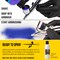 U.S. Art Supply Transparent Bright Yellow Acrylic Special Effects Airbrush Paint - 8oz Ready to Spray Air Brush Paint for Nails, Models, Fabric - Water-Based Air Brush Painting